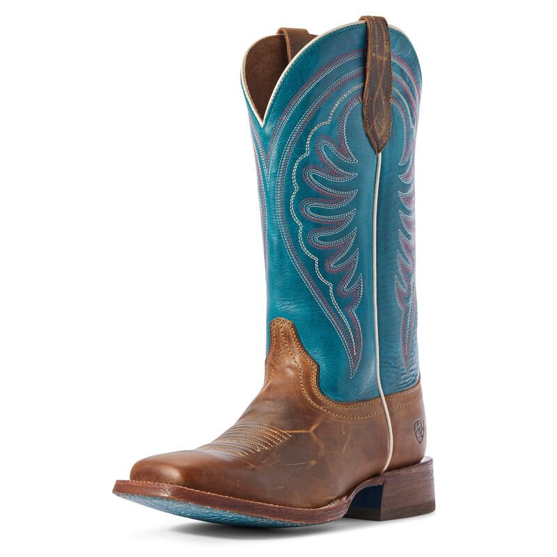 Ariat Western: Circuit Shiloh Botas Western Mujer - Marrones / Verde (DKJSZ9478)